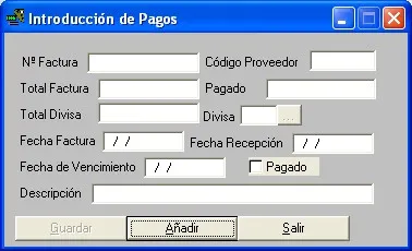 Captura de pantalla — Ayuda WINTRANS: Introducir pagos