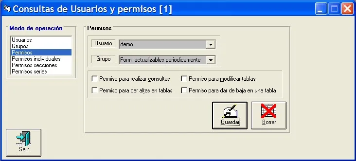 Captura de pantalla 9 — Ayuda WINTRANS: Usuarios